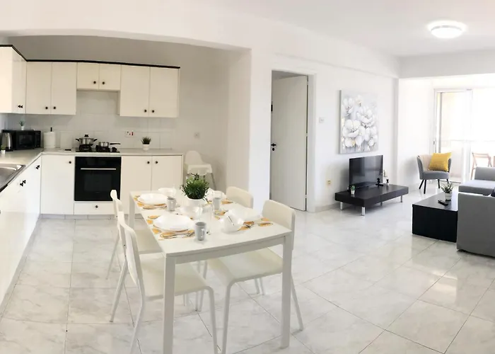 Large Close To Finikoudes With 2 Balconies *