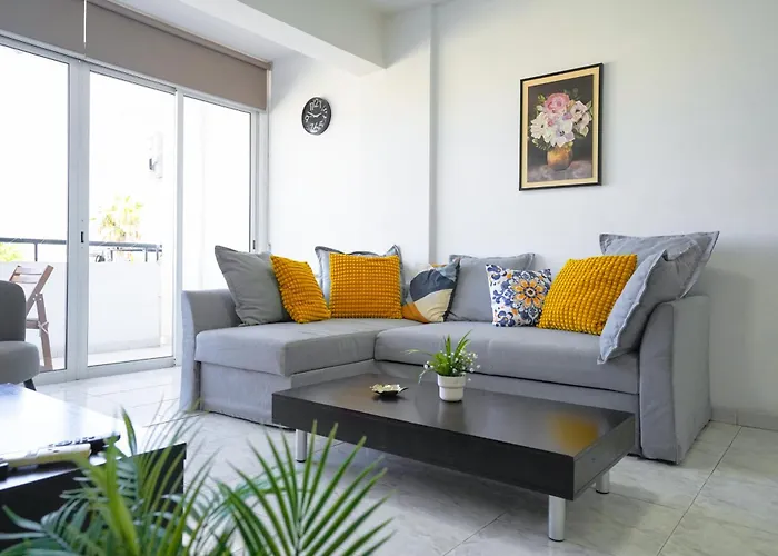 Large Close To Finikoudes With 2 Balconies